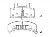 剎車(chē)片 Brake Pad Set:1232 1430