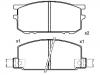 剎車片 Brake Pad Set:72519-1110