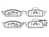 剎車(chē)片 Brake Pad Set:163 420 12 20