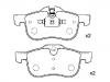 剎車(chē)片 Brake Pad Set:SFP100511