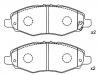 剎車片 Brake Pad Set:04465-0K100