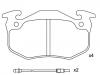 Brake Pad Set:77 01 202 213