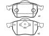 Brake Pad Set:8D0 698 151 A