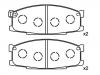 Brake Pad Set:MB259949